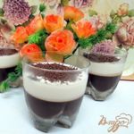 Желе молочно-кофейное