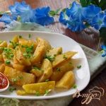 Картофель в рукаве со специями