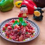 Винегрет с мясной составляющей