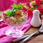 Салат с прикопченным вкусом