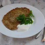 Деруны с фаршем из пашины