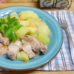 Картофель с ребрышками в мультиварке