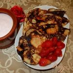 Заварные блинчики с творожным кремом