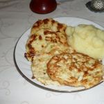 Курино-кабачковые оладьи