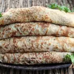 Блины с грибами и картофелем