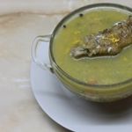 Куриный супчик с вермишелью и яйцом