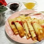 Блинчики с тертым яблоком