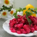 Салат из сельди и свеклы