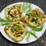 Свиные отбивные с овощами