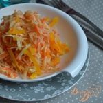 Капустный салат с горячей заправкой