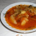 Кислые щи на курином бульоне