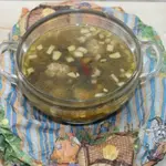 Суп с шампиньонами и мясными фрикадельками