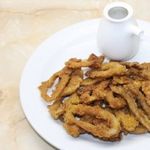 Кальмары фри с соусом