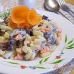Салат с древесными грибами