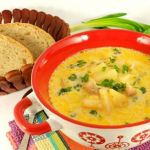 Суп с плавленным сыром и курицей в мультиварке
