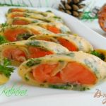 Сырные рулетики с семгой