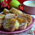 Гренки с вишневым конфитюром
