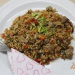 Рис с курицей и соевым соусом