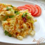 Цветная капуста с яйцами на сковороде