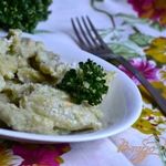 Клецки из брокколи с нутом