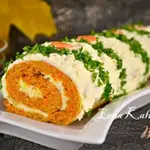 Овощной рулет с сыром