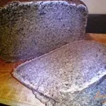 Чёрный хлеб на закваске с солодом и кориандром в хлебопечке
