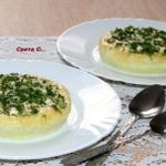 Кабачковое суфле с рисовыми хлопьями