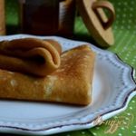 Медовые блины с крупой