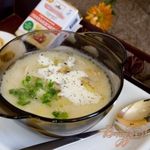 Ароматный суп с чесночком