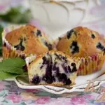Маффины с черникой