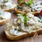 Сэндвич с шампиньонами