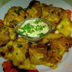 Куриное филе в морковном кляре