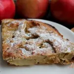 Овсяный пирог с яблоками