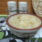 Рассольник с рисом на курином бульоне
