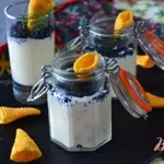 Сырная панна котта с креветками