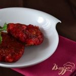 Куриные котлетки со свеклой