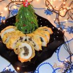 Куриные рулетики с грибами