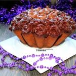 Морковно-шоколадный кекс