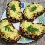 Горячие фитнес-бутерброды с ветчиной и сыром