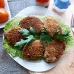 Котлеты на баклажане