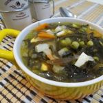 Суп с морской капустой