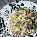 Салат из сельди яиц и картофеля