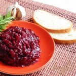 Икра из свёклы с чесноком