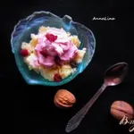 Пшенная каша с творожным кремом