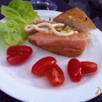Слабосоленый лосось с имбирем