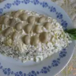 Салат Ананас с курицей