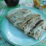 Конвертик из лаваша на гриле