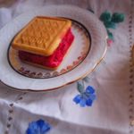 Сорбет вишневый с печеньем