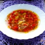 Суп куриный с кукурузой