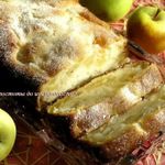 Кекс с яблоками на сгущенке